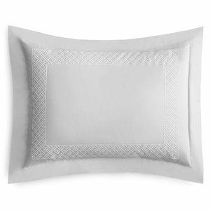 Matouk Rovella 500 TC Egyptian Cotton Percale King Sham Silver